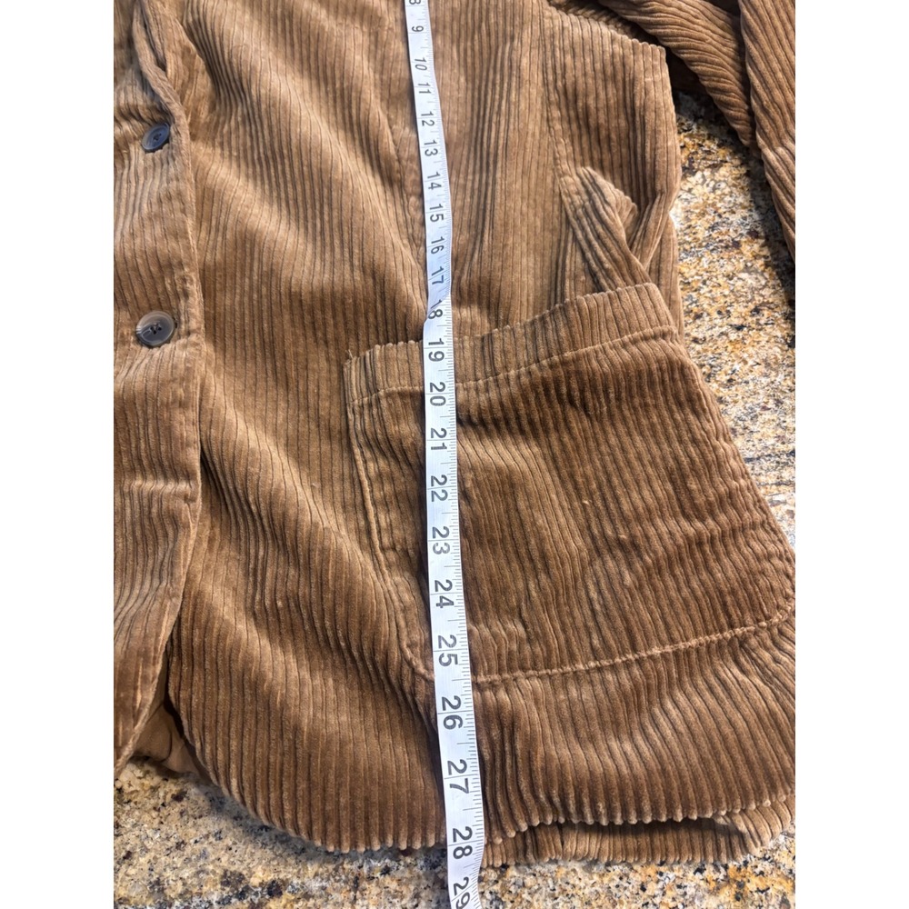 NEW Lands End Corduroy Blazer Jacket Brown Womens 2X 20W 22W Career Office - Picture 5 of 9